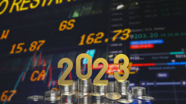 istock The 2023 gold and coins for business concept 3d rendering 1432130512