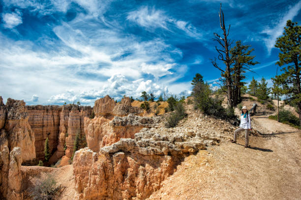 istock Japanese Tourist visiting Bryce Canyon in a Sunny Day 1432139062