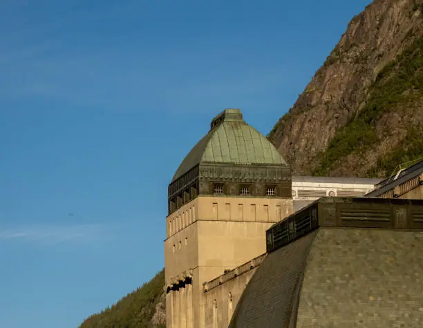 Photo of Norwegian hydroelectriuc power plant in Rjukan, Tinn, Telemark, Norway