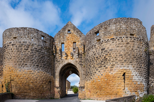Porte des Tours in Domme, Dordogne Perigord, Aquitaine, France