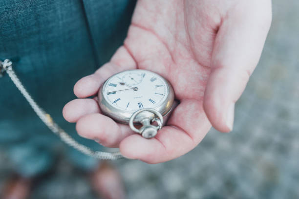 istock Close up of pocket watch 1432152302