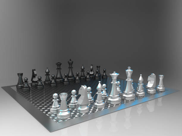 istock the  Chess on a gray background 1432161543