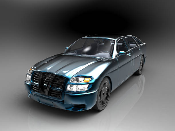 istock family car on a gray background 1432161572