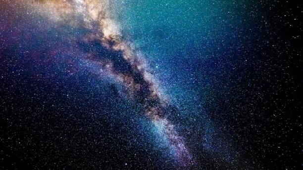 istock Galaxy shot of a milky way on a starry night 1432161926