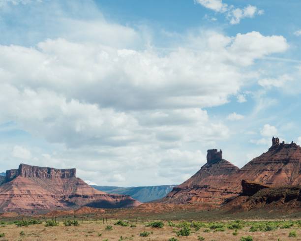 istock Beautiful desert near rock formations in Moab, Utah 1432162865