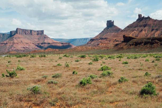 istock Beautiful desert near rock formations in Moab, Utah 1432162870