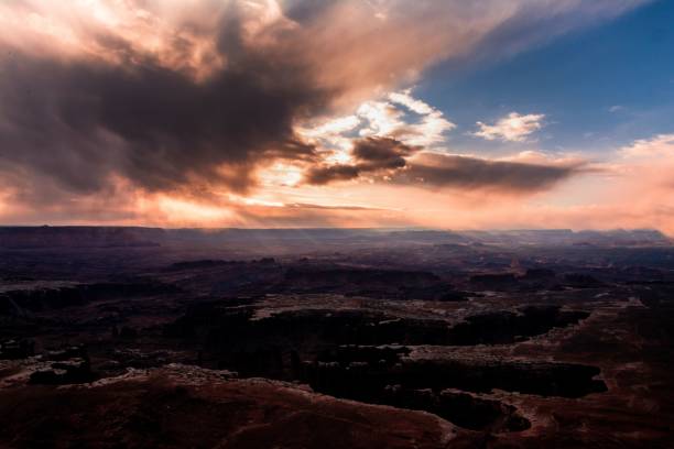 istock Bright sunrise sky over Canyonland National Park 1432162937