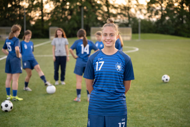 istock Football player standing on ground 1432175876