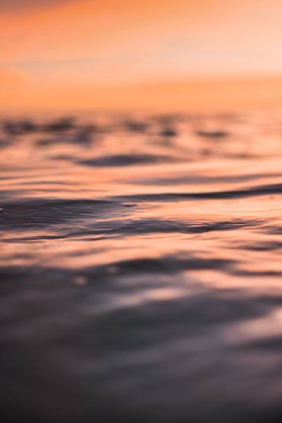 istock Closeup of water during golden sunset. 1432179320