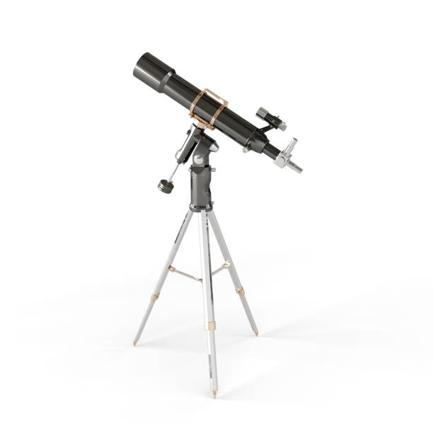 istock Closeup shot of a black telescope 1432184652