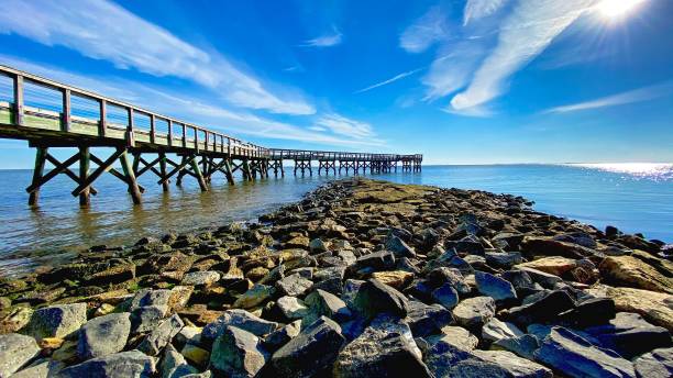 istock Fishing pier at Downs Park in Maryland 1432184760