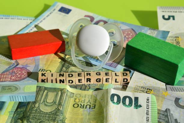 istock the german word for child benefit, euro bank notes and a pacifier 1432186556