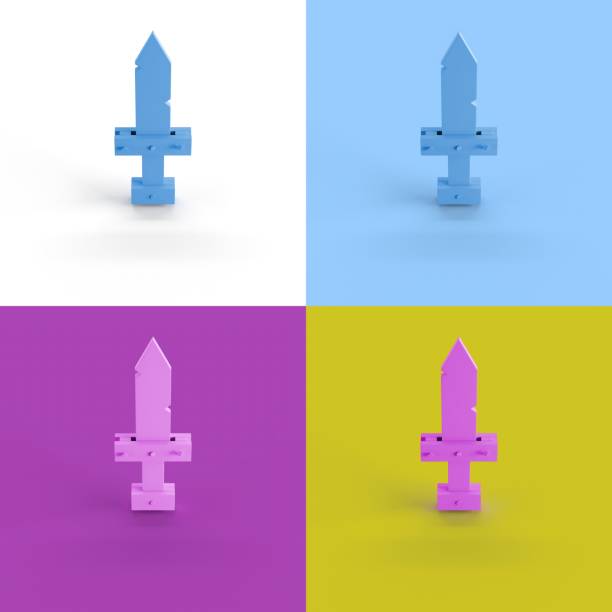 Concept Of Cheating and creative fraud as a cheater or con-artist hilding a pencil as a liar who cheats and scams as a corruption symbol for dishonesty with 3D illustration elements.