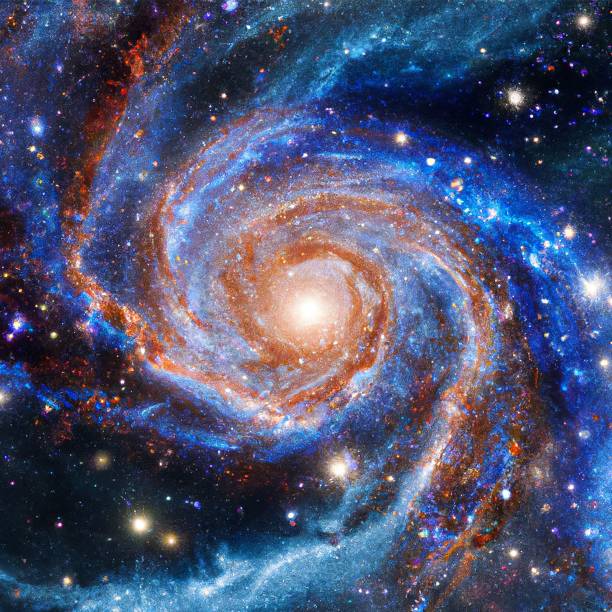istock Bright colorful universe. Nebula night starry sky in colors. Multicolor outer space. Spiral galaxy. 1432192377