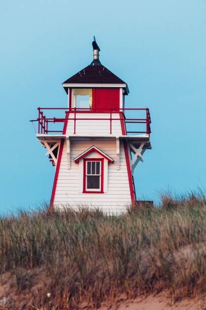 istock Vertical shot of Covehead Harbor Lighthouse. Canada. 1432198927