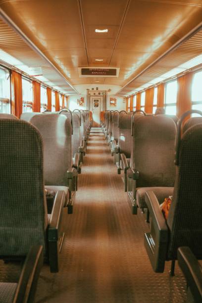 istock Vacant seat of a public transportation, vertical shot 1432203453