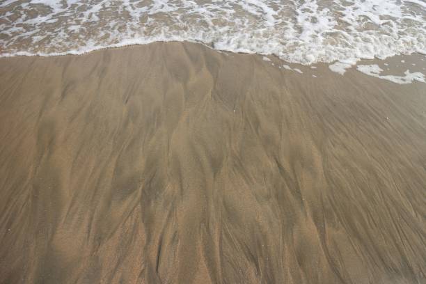 istock Island beach with white sand and big waves 1432203522