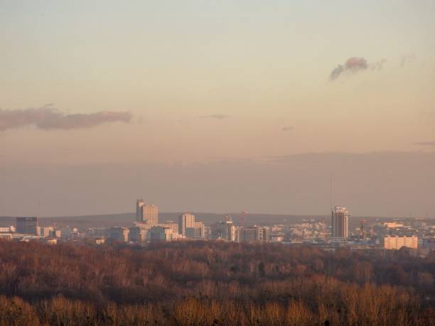 istock Beautiful sunset in Katowice, Upper Silesia, Poland 1432204946