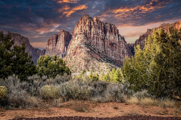 istock Rocky mountains against the sky in Utah 1432205992