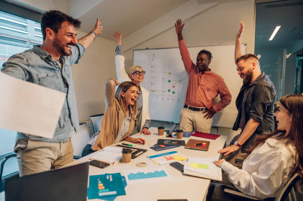 istock Multiracial business team having a meeting in the office 1432210205