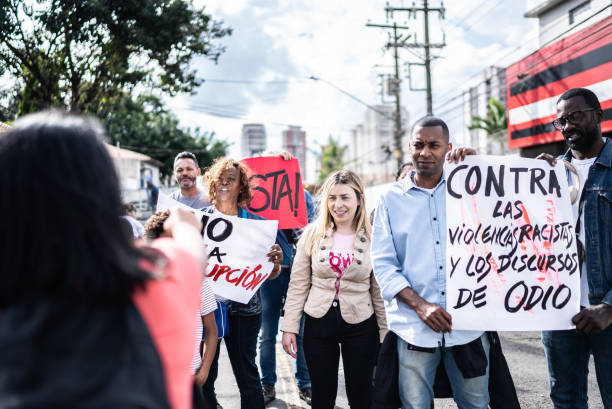 istock People protesting in the street 1432212040