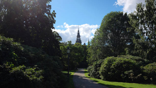 istock A path leading to a tower in a park 1432219176