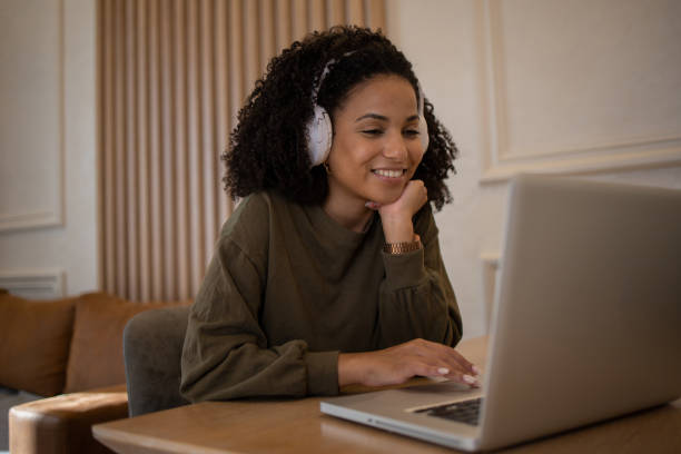 istock Young woman working from home 1432220501