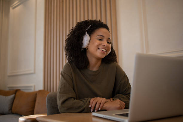 istock Young woman working from home 1432220526