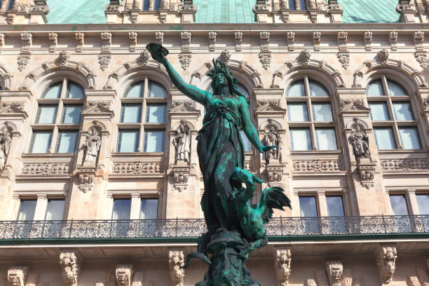 Hygieia fountain in Hamburg