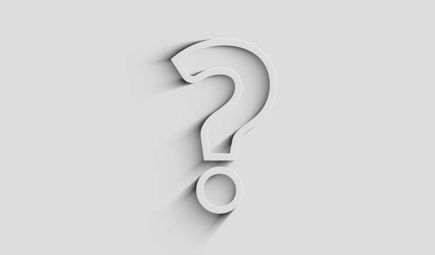 istock Question mark search and quest symbol 3d with shadow 1432226124