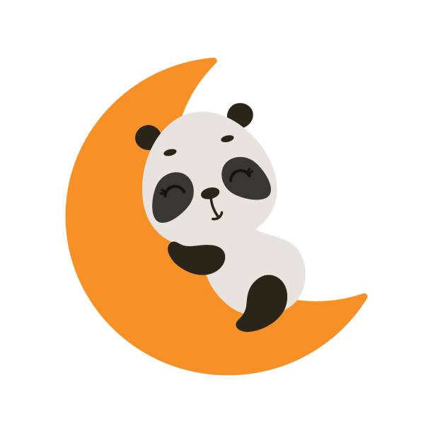 Ilustración de Lindo Pequeño Panda Durmiendo En La Luna Personaje De Dibujos Animados Para Niños Camiseta Decoración De Guardería Baby Shower Tarjetas De Felicitación Invitaciones Interior De La Casa Ilustración Vectorial De Ilustración de Lindo Pequeño Panda Durmiendo En La Luna Personaje De Dibujos Animados Para Niños Camiseta Decoración De Guardería Baby Shower Tarjetas De Felicitación Invitaciones Interior De La Casa Ilustración Vectorial De