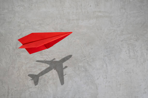 istock 3d rendering paper planes for leadership concept. Ambition and target concept with paper plane. 3d rendering. 1432230894