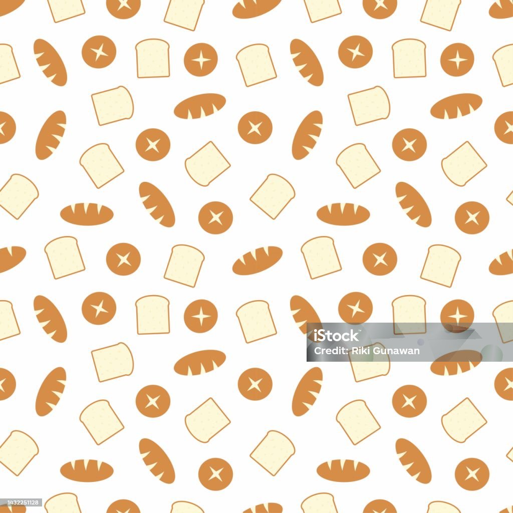 Bread Picture Pattern Bread Pattern Stock Illustration - Download Image Now - Backgrounds ...