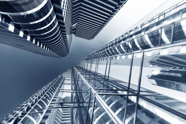 istock Exterior of modern architecture. Building abstract background 1432260846