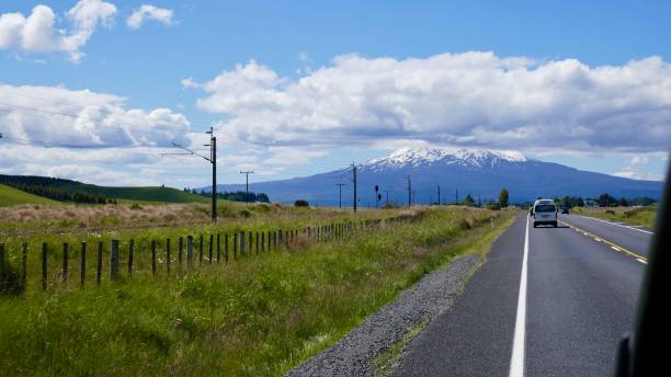 istock Motorhome driving with view New Zealand 1432265942