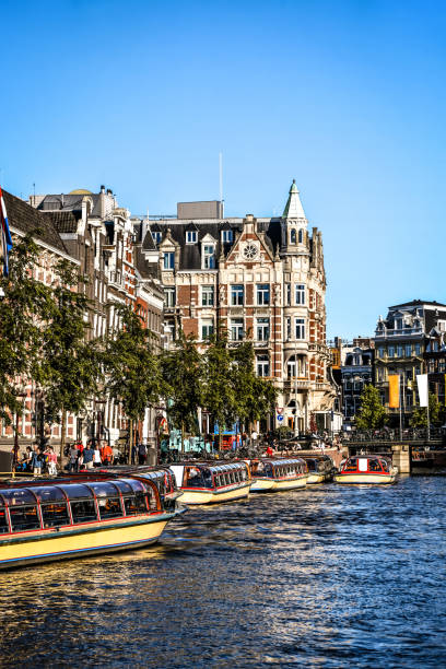 istock Well Developed Boat Tourism In Amsterdam, The Netherlands 1432266521