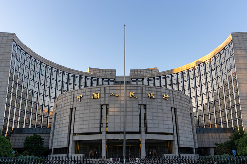 Addis Ababa, Ethiopia - May 1, 2015 : The African Union's headquarters building in Addis Ababa. 