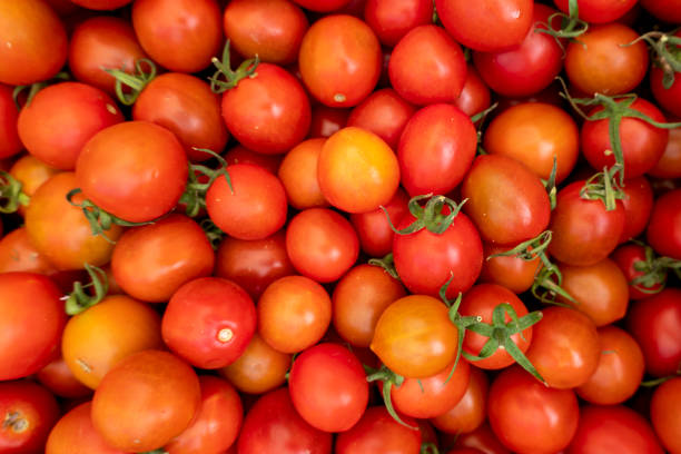 市場のトマト