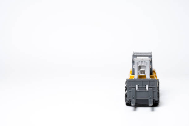 istock A model of a forklift on a white background. 1432274774