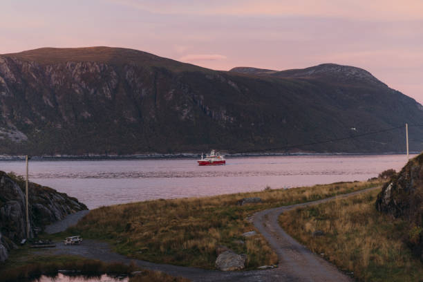 istock A ship sailing the sea during scenic autumn twilight in Norway 1432277680
