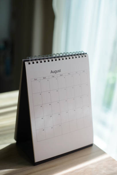 istock Calendar desk placed on business table. Desktop Calender for Planner to plan agenda, timetable, appointment, organization, management each date, month, and year on office table.Calendar 2023 Concept. 1432287065