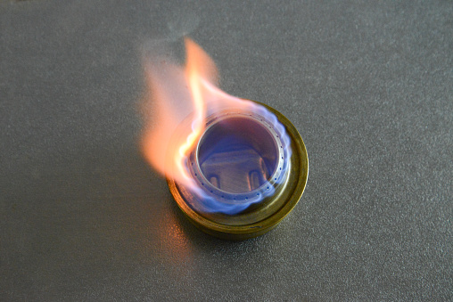 Alcohol burner quiet flame 5