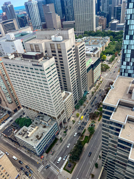 istock Toronto Skyline and University Ave., Ontario, Canada 1432295176