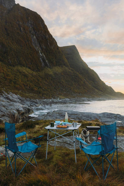 istock A cozy outdoor dinner by the scenic beach during sunset in Norway 1432295790