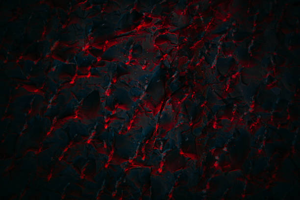 istock Rock texture. Dark stone wall. Stone background. Rock surface with holography, nacre. Wall abstraction. Paint spots. Rock surface with cracks. Abstract texture. 1432298692