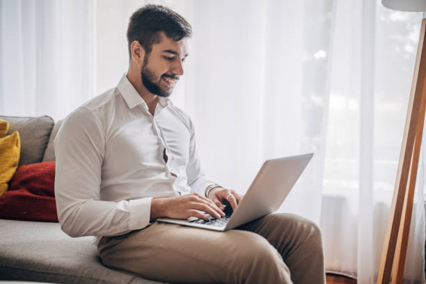 istock Young businessman working at home 1432298705