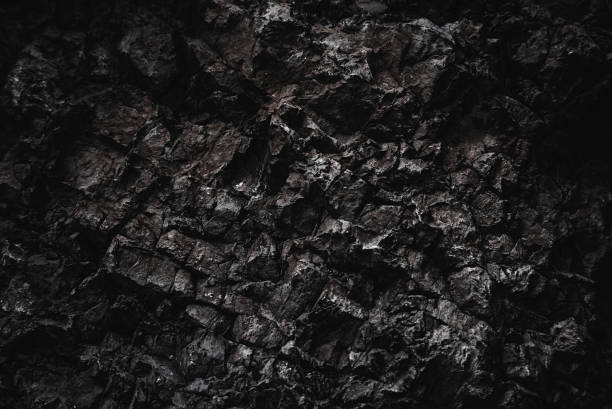istock Black texture. Stone background. Dark marble. Rock texture. Rock surface with cracks. Rock pile. Paint spots wall. Grunge Rough structure. Abstract texture. 1432299482