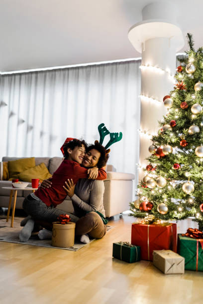 istock Mom and son spend New Year's holidays together 1432302135