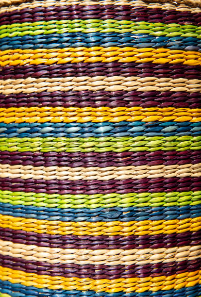 istock shiny background with intertwined colored wicker ribbons 1432307351
