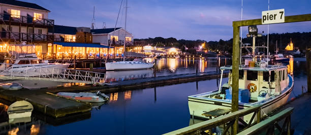 istock Dusk at Boothbay Harbor, ME 1432308181